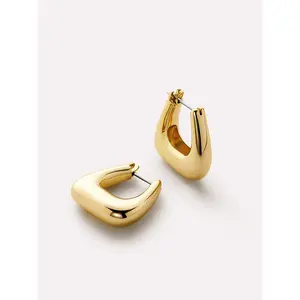 Chunky Gold Hoop Earrings - Colene