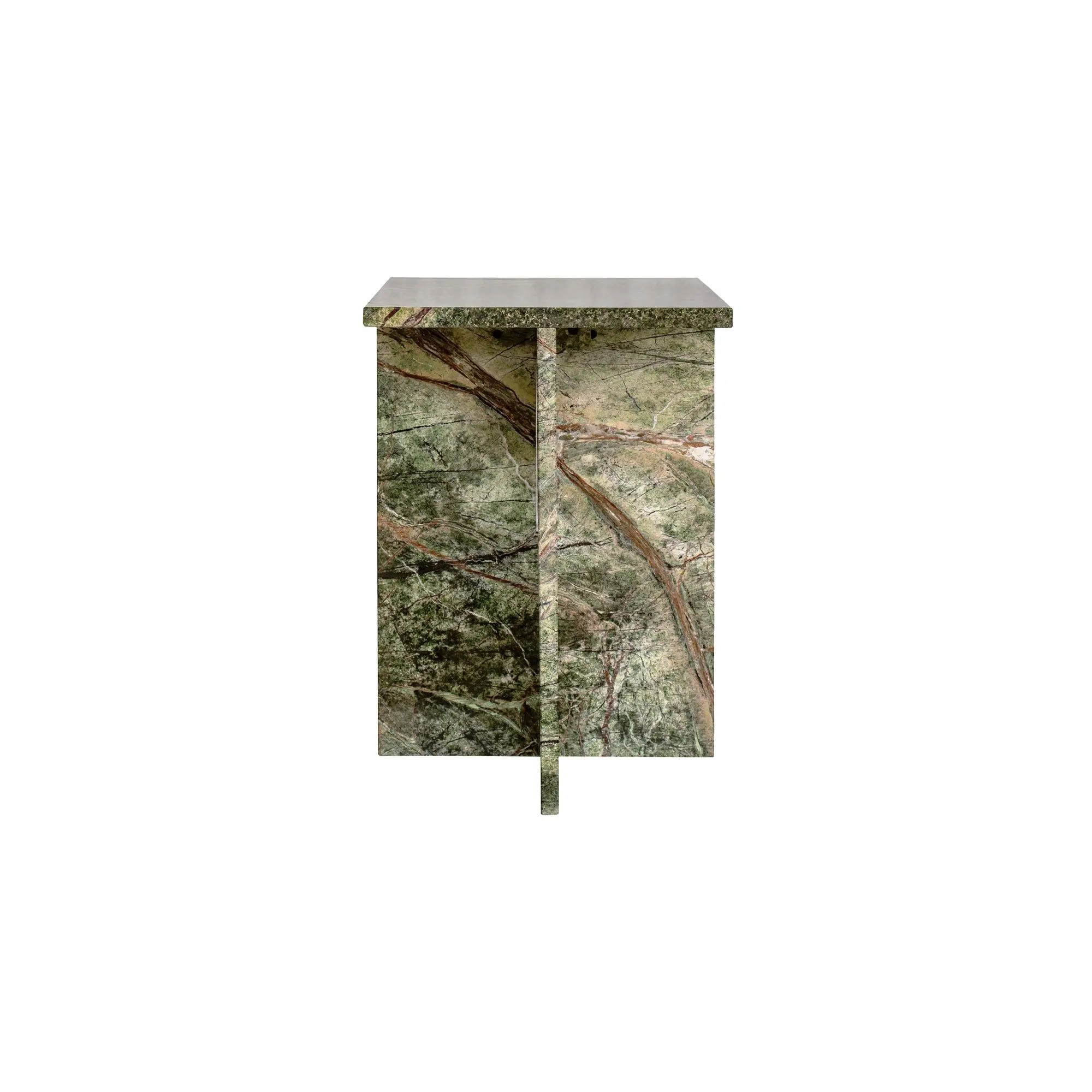 Blair Accent Table Rainforest Green Marble
