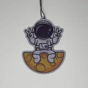 Moon Guy Car Air Refresher - Fun Astronaut Design for Car Freshening