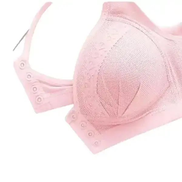 Women's Adaptive Jacquard Push-Up Bra - Full Coverage, Seamless Innerwear with Elastic Support, Lifts Breasts, Slims Stomach Appearance, Machine Washable