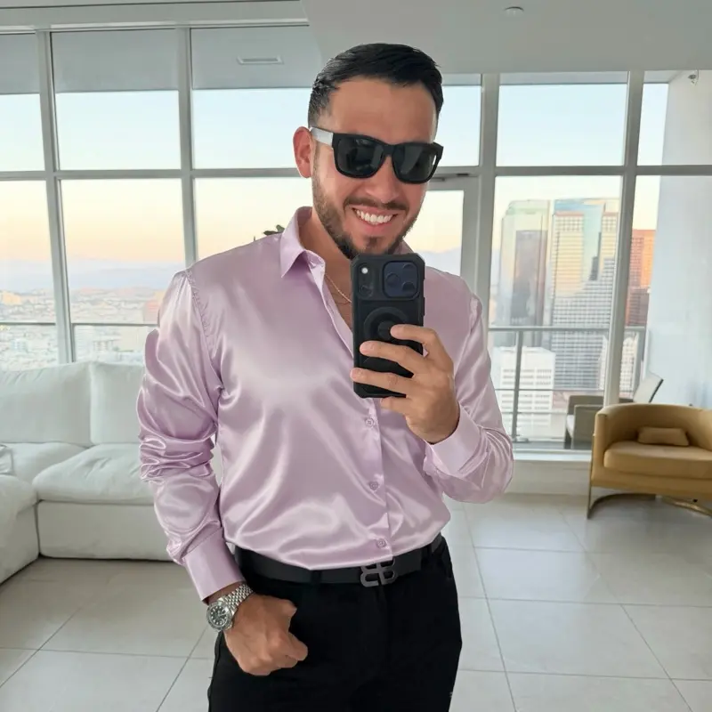 SATIN LONG SLEEVE (SLIMFIT)