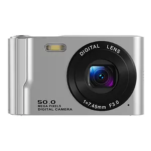 Vintage Retro CCD Digital Point & Shoot Camera - Compact, Portable HD Device with Lens, Buttons, Memory Card Support, Student-Focused for Campus Photo & Video Recording