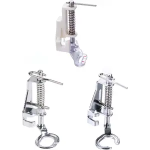 3 count Large Metal Darning/Free Motion Sewing Machine Presser Foot for  Low Shank  Singer Janome Babylock and More Sewing Machines - Include Close , Open  and Quilting Foot