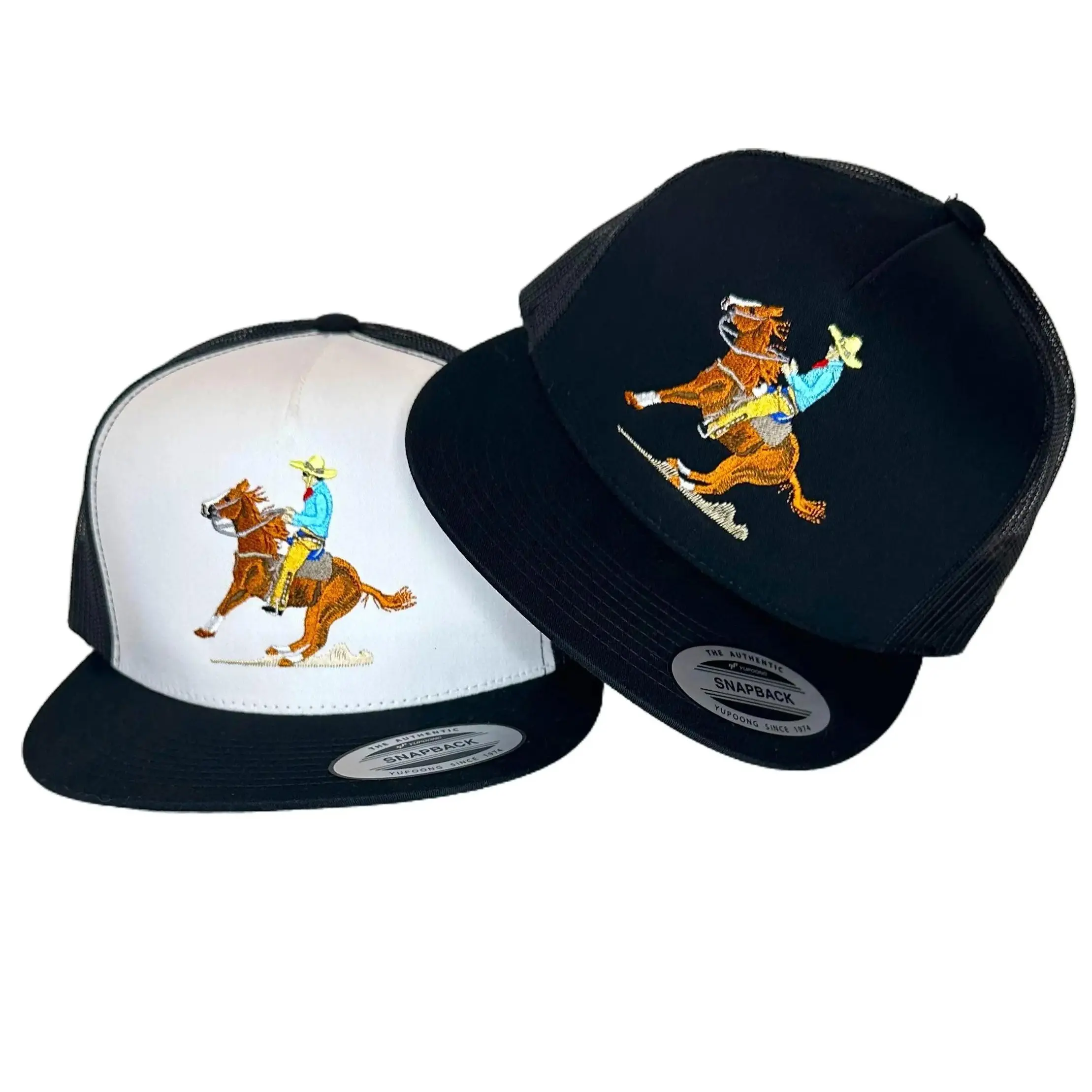 Cala Trucker Hat with personalization option.