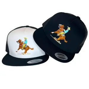 Cala Trucker Hat with personalization option.