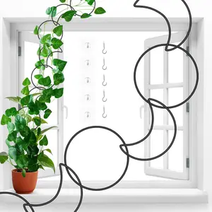 18 count Chain Trellis for Climbing  Indoor Outdoor,Wall  Vine Climbing Support for Potted ,Houseplant Accessorie for Climbing  Pertains to Monstera,Pothos,Ivy,Wisteria