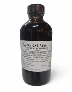 Mineral Manna Tonic - Organic Oxymel with Apple Cider Vinegar & Honey - Rich in Minerals & Micro-Nutrients - 8 oz Bottle