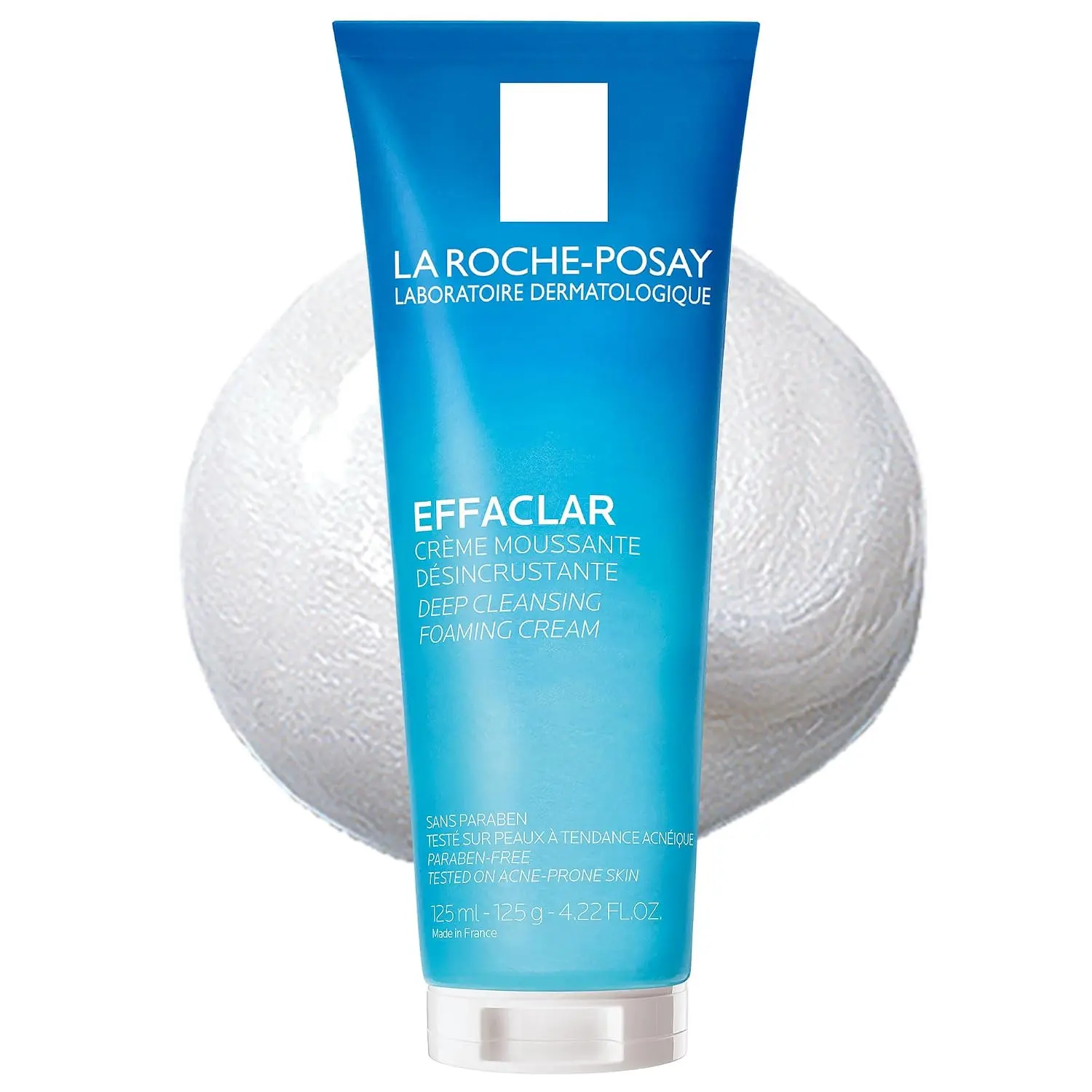 La Roche-Posay Effaclar Foaming Facial Cleanser for Oily Skin, 13.52oz |   Daily face wash cream cleanser with salicylic acid & glycerin. For acne prone skin that helps minimize the look of pores.