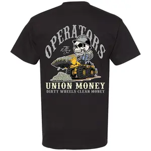 Heavy Equipment Operator T-shirt | Union Operator T-shirt | Proud Operator T-shirt | Mens T-shirt | Construction Shirt | Blue Collar Tee |