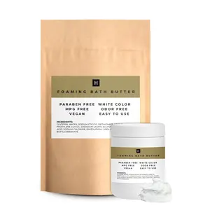 Foaming Bath Butter (Whipped)| Unscented & Scented | Body Care | Whipped Soap | Paraban Free | Vegan |