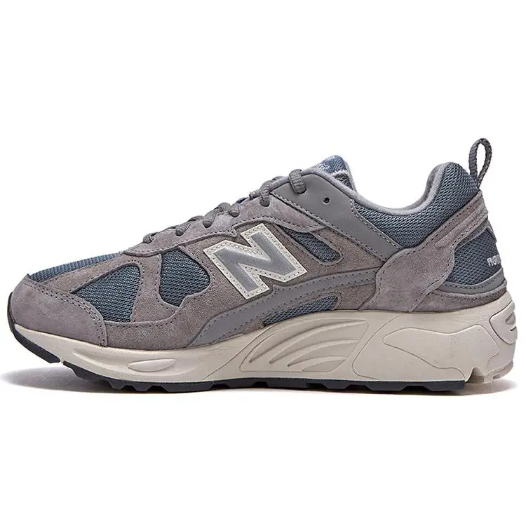 New Balance 878 Grey' Retro Durable Low Top Casual Running Shoes Unisex CM878KO1