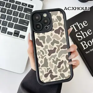 Feminine Soft Case for iPhone11/12/13/14/15/16/17/promax/x/xs/xr/xsmax Case Camouflage pattern Durable, Ultra Slim, Cute and Practical | Lightweight Protective Case for Her