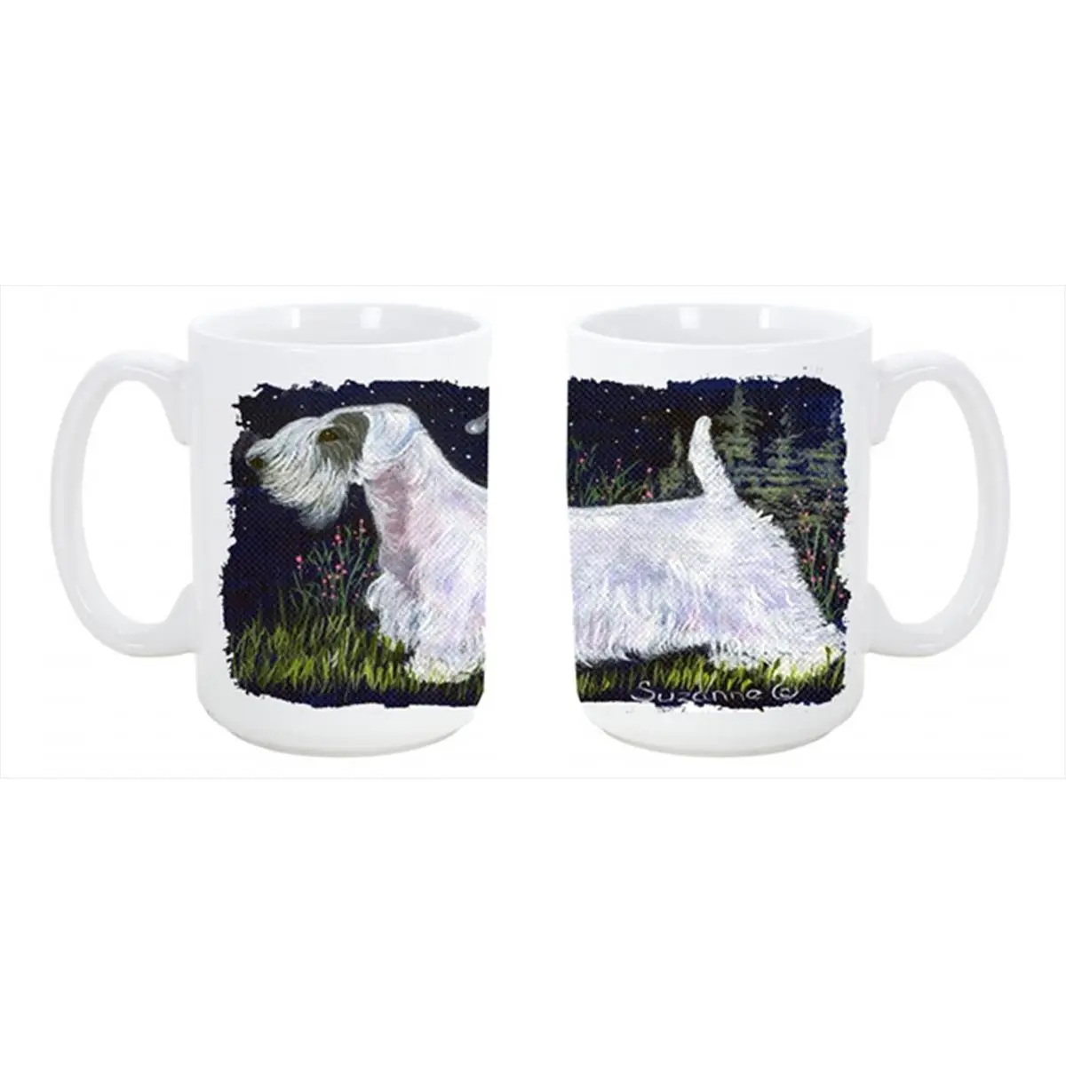 Sealyham Terrier Dishwasher Safe Microwavable Ceramic Coffee Mug 15 oz.