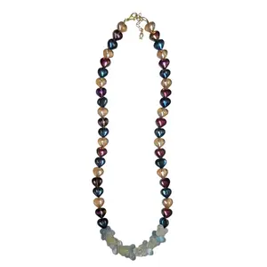 Adjustable Glass Bead Necklaces - Variety of Designs A B C Perfect Jewelry Gift for Any Occasion