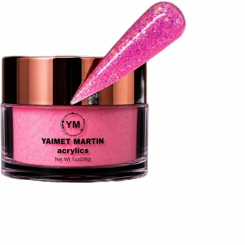 YM Glow pink Bliss acrylic powder -1oz(28g)