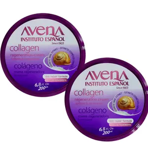 Collagen Regeneration Cream, Softens & Moisturizes, Skin Repair Formula, 2-Pack, 6.8 Fl Oz each, 2 Jars.