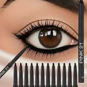 12pcs Waterproof Eyeliner Set, Long-Lasting Sweatproof Formula, Smudge Resistant, Perfect Winged Look, Easy Glide Application, Eyeliner Pencil Set
