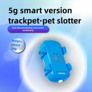 TrackPet 5G Smart GPS Tracker - Real-Time Pet Locator, Waterproof & Ultra-Light (38g) | 2024 Trending Bluetooth