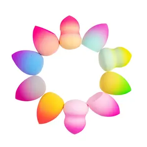 10 Pack Makeup Sponge Blender With box, Makeup sponges Set For Foundation, Colored Cosmetic Puff,Beauty Sponge Blender, Foundation Blending Sponge, Gift for Women