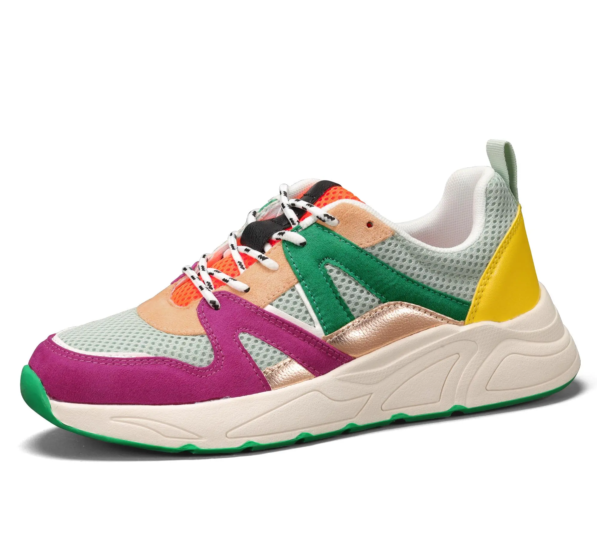 LUCKY STEP Women's Classic Leopard Platform Casual Athletic Sneakers - Chunky Colorful Athletic Sneaker Footwear for Walking, Travel - Spring Glow Up Summervibes Outdoorfun Trainers,summerwins summerwins