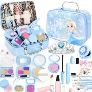 Pretend Makeup For Toddlers, Little Girls Purse, Toy Play Makeup Set For Kids 3-5, Toddler Makeup Kit
