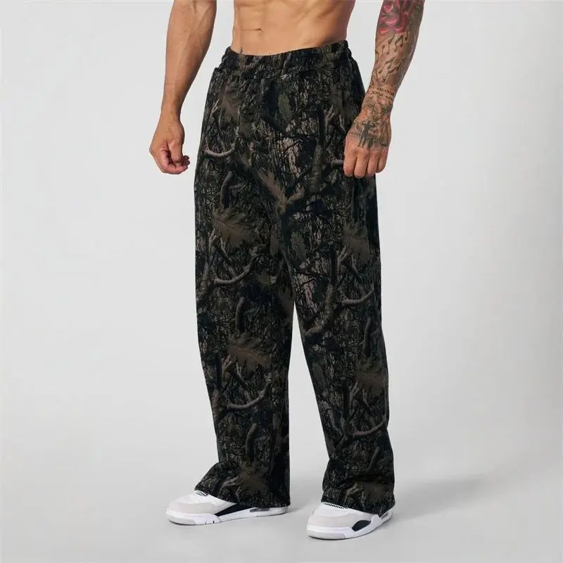 Baggy Camo Sweatpants Y2k StreetwearOversized Camouflage Pants