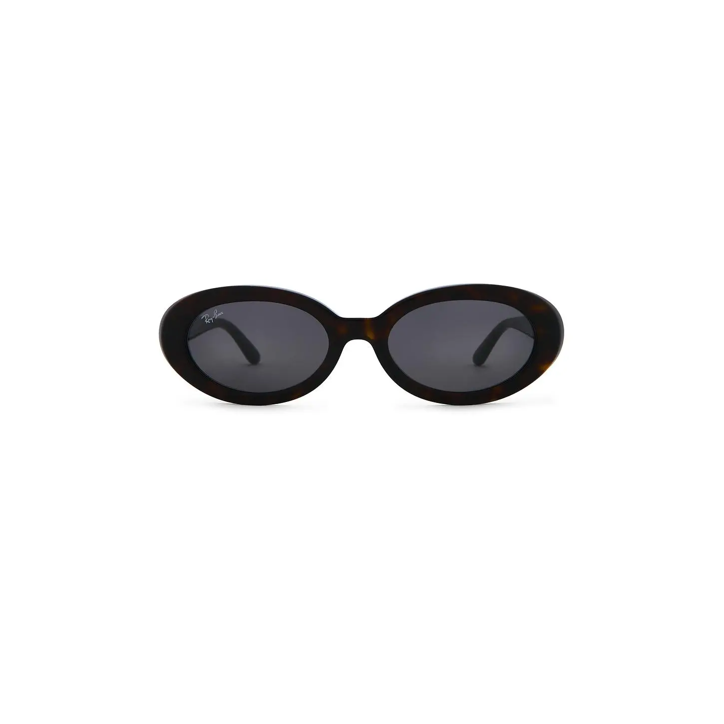 Ray-Ban Oval Sunglasses in Dark Grey & Havana Ray-Ban Oval Sunglasses in Dark Grey & Havana