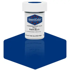 AmeriColor, Navy Blue, 3 Grams, Powdered Food Color