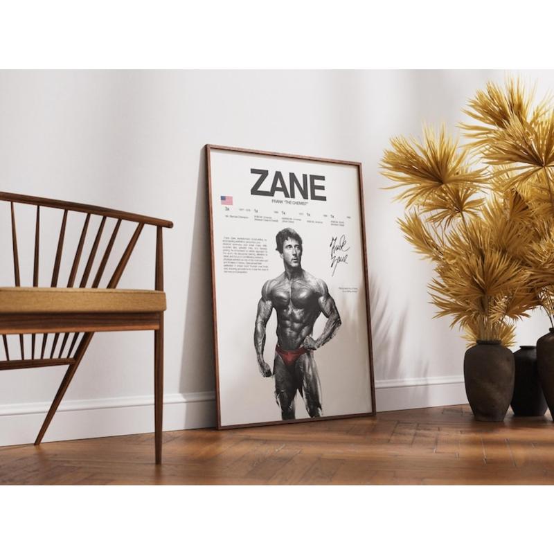 Schwarzenegger Coleman Cutler Yates Haney Zane Poster Bundle, Bodybuilding Wall Print,Mr Olympia Poster, Gym Fitness Motivation Decor Gift