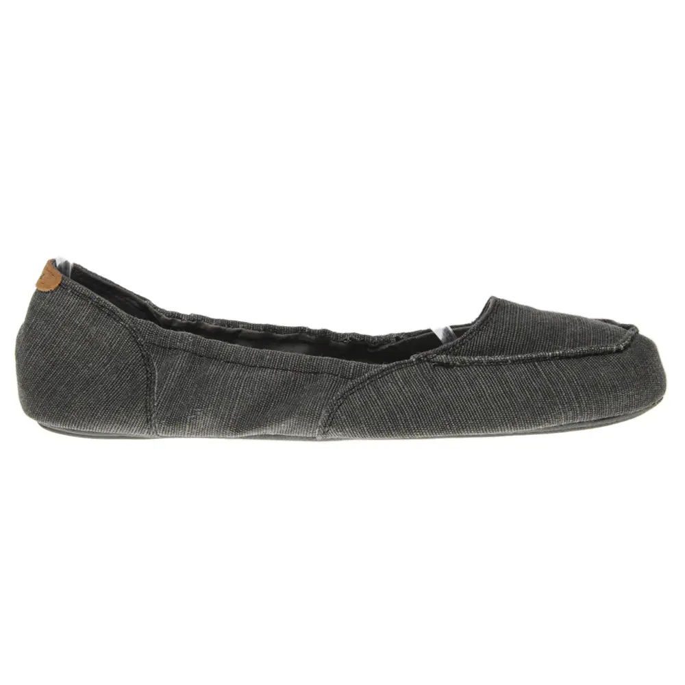 Sanuk Womens Piper Slip On Flats Casual - Black