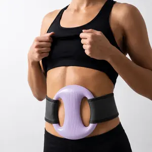 Mini muscle training fascia ring, 2026 new modelwith 12 mode changes, upgraded adjustable straps, fitswaist up to 55 inches, suitable for relaxing waist and backmuscle training.