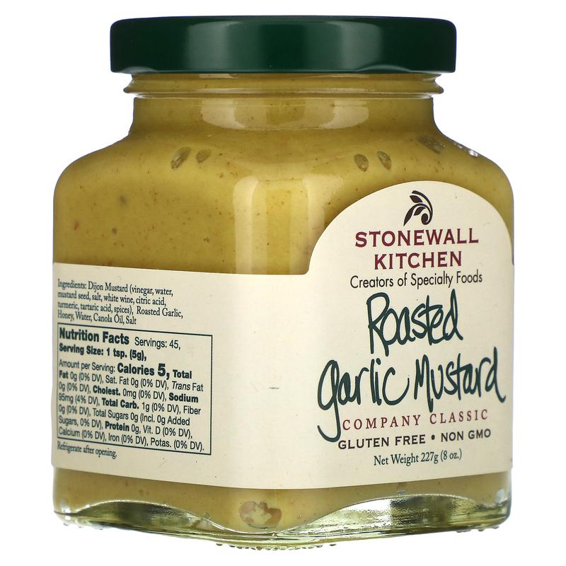 Stonewall Kitchen Roasted Garlic Mustard, 8 oz (227 g)