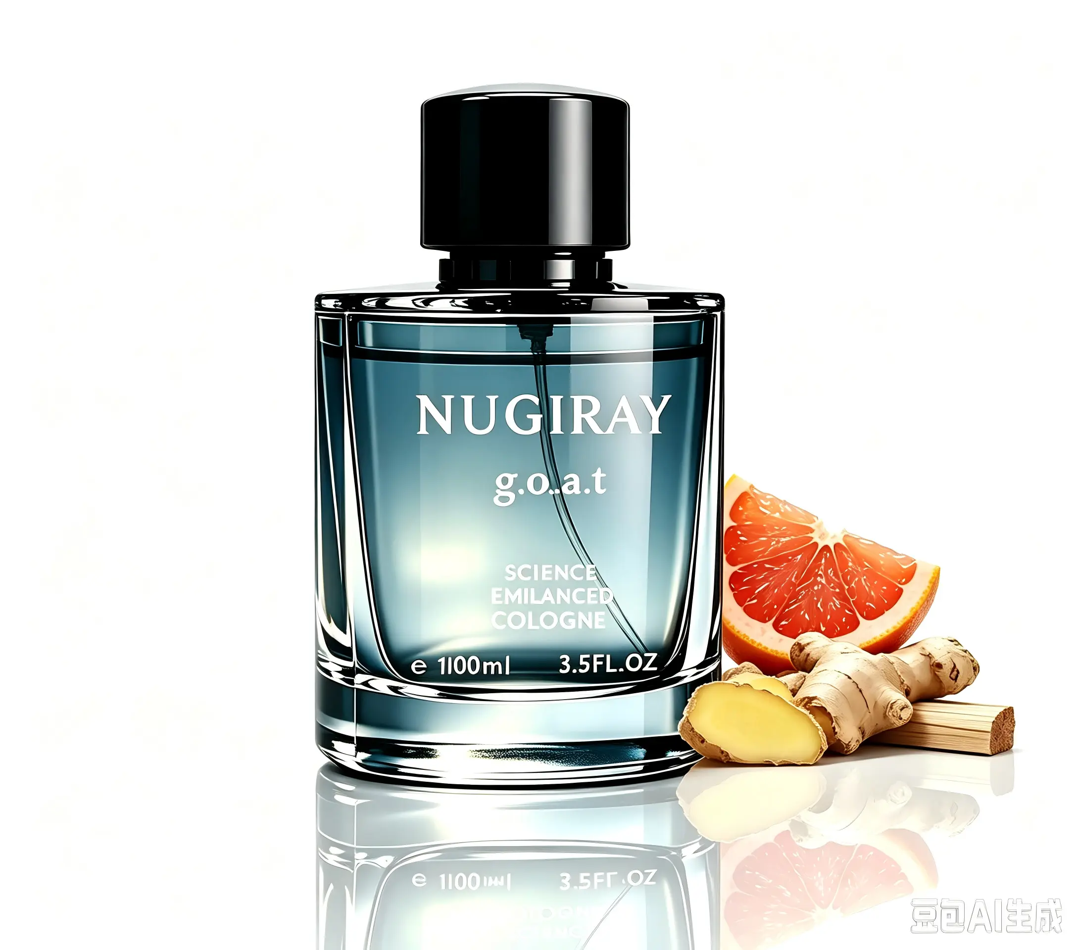 NUGIRAY Nocturnal Gentleman Men's EDP Cologne, 3.5 FL OZ Woody Citrus Single Item, Long-Lasting Fresh Masculine Scent for Daily Office, Date Night, Ideal Gift for Men