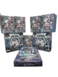(1)2025 Optic Donruss International Hobby Box,(2) 2025 Mosaic Mega Box, (5)2025 Topps Chrome Blaster Boxs