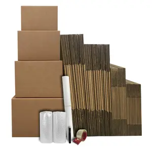 UBMOVE 58 Pack Moving Box Kit for 5 Bedrooms with Packing Materials