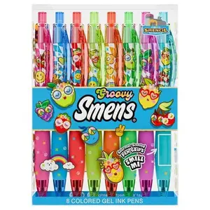 Scented Groovy Gel Smens Grip Pens Set