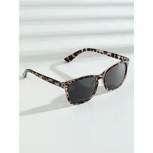 Retro Small Frame Fisherman Eyeglasses Suitable For Vacationmen's  sunglasses womens  sunglasses trending sunglass for women trendy beach eyewear glasses  girl Tortoise Shell Pattern Sunglasses women's  sunglass  reflection transition  lenses
