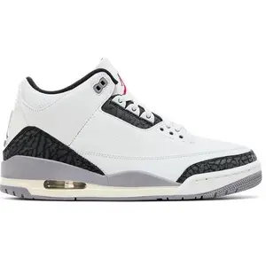 Men's Jordan 3 Retro "Cement Grey" Summit White/Fire Red (CT8532 106)