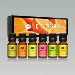 Citrus Set of 6 Fragrance Oils 10ml