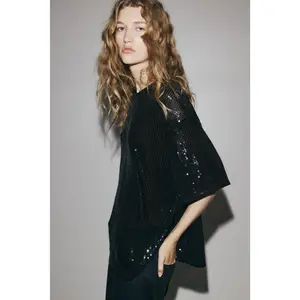 H&M Oversized sequined top