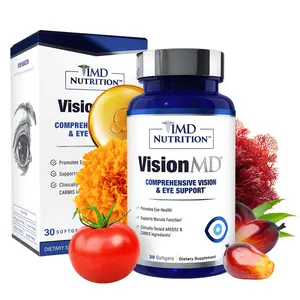 1MD Nutrition VisionMD Eye Vitamin CARMIS - Eye Supplement for Adults - OptiLut Lutein & Zeaxanthin - Supports Vision Health Care, Everyday Eye Strain & Occasional Dry Eye