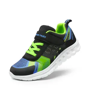 Girls Boys Kids Tennis School Sneakers with Breathable Upper, Hook-And-Loop Fastening, and Cushioned Foam Footbed for Comfort and Support