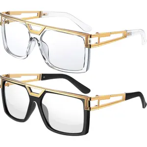 Graduation Gift  80s 90s Sunglasses Vintage Rapper DJ Hip Hop Glasses Retro Old School Glasses for Men Women