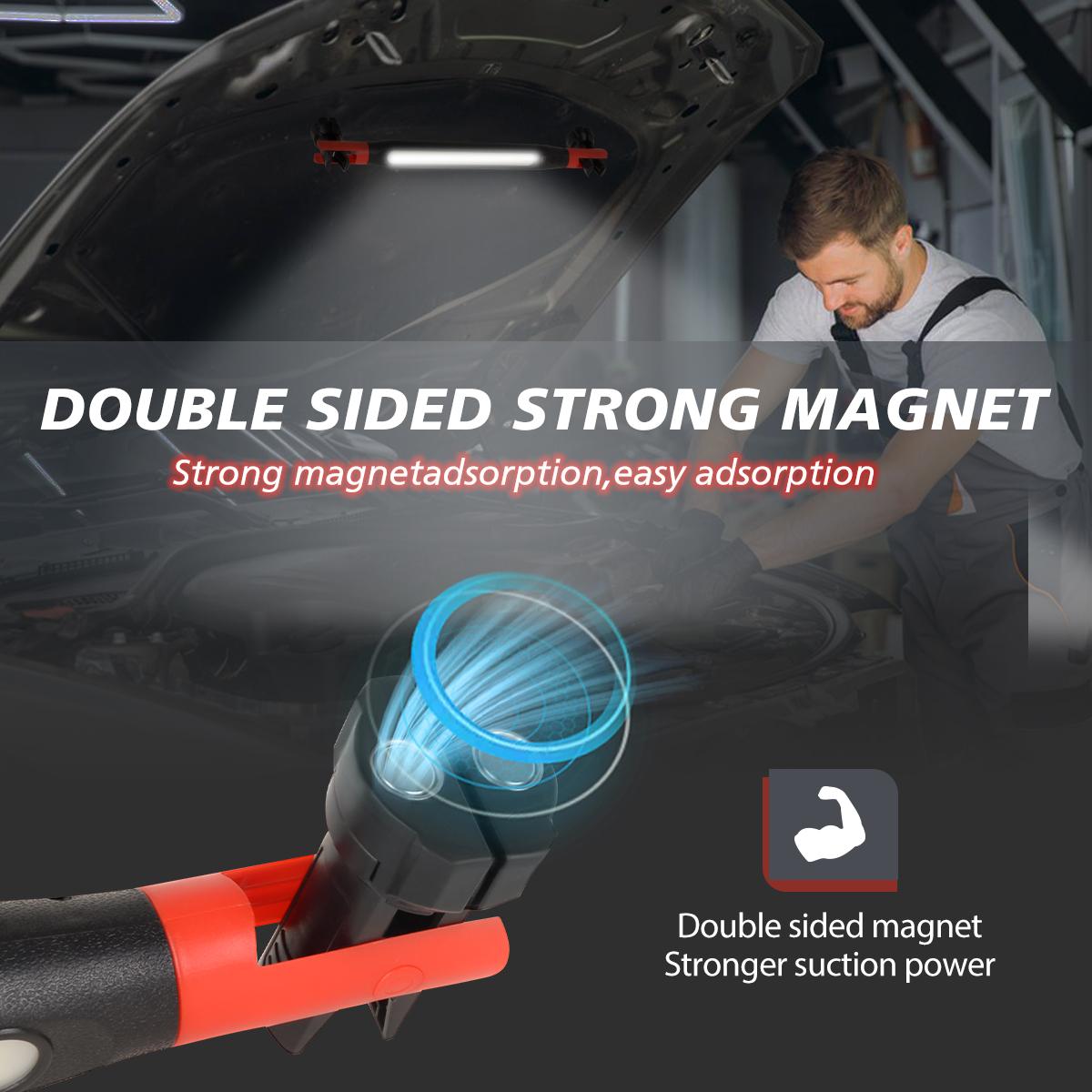 NovaRHome Father’s Day Gifts – Engine compartment work light strip, magnetic light strip with hook, 2000mAh battery life of 3-5 hours, red and white dual color temperature, single pack, suitable for mechanics, car repair, and garage use.