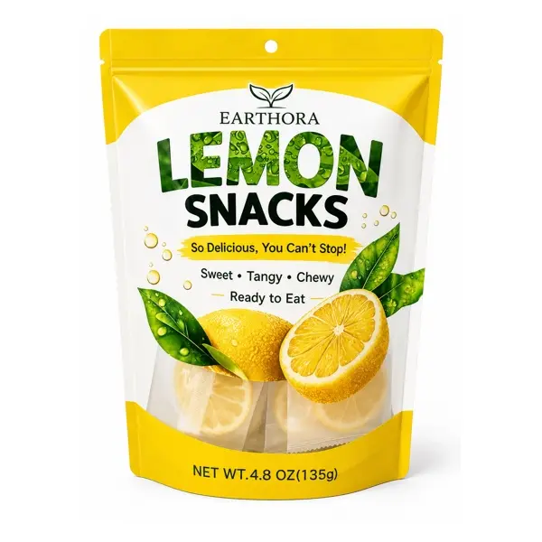 EARTHORA Sweet & Sour Dry Lemon Snacks