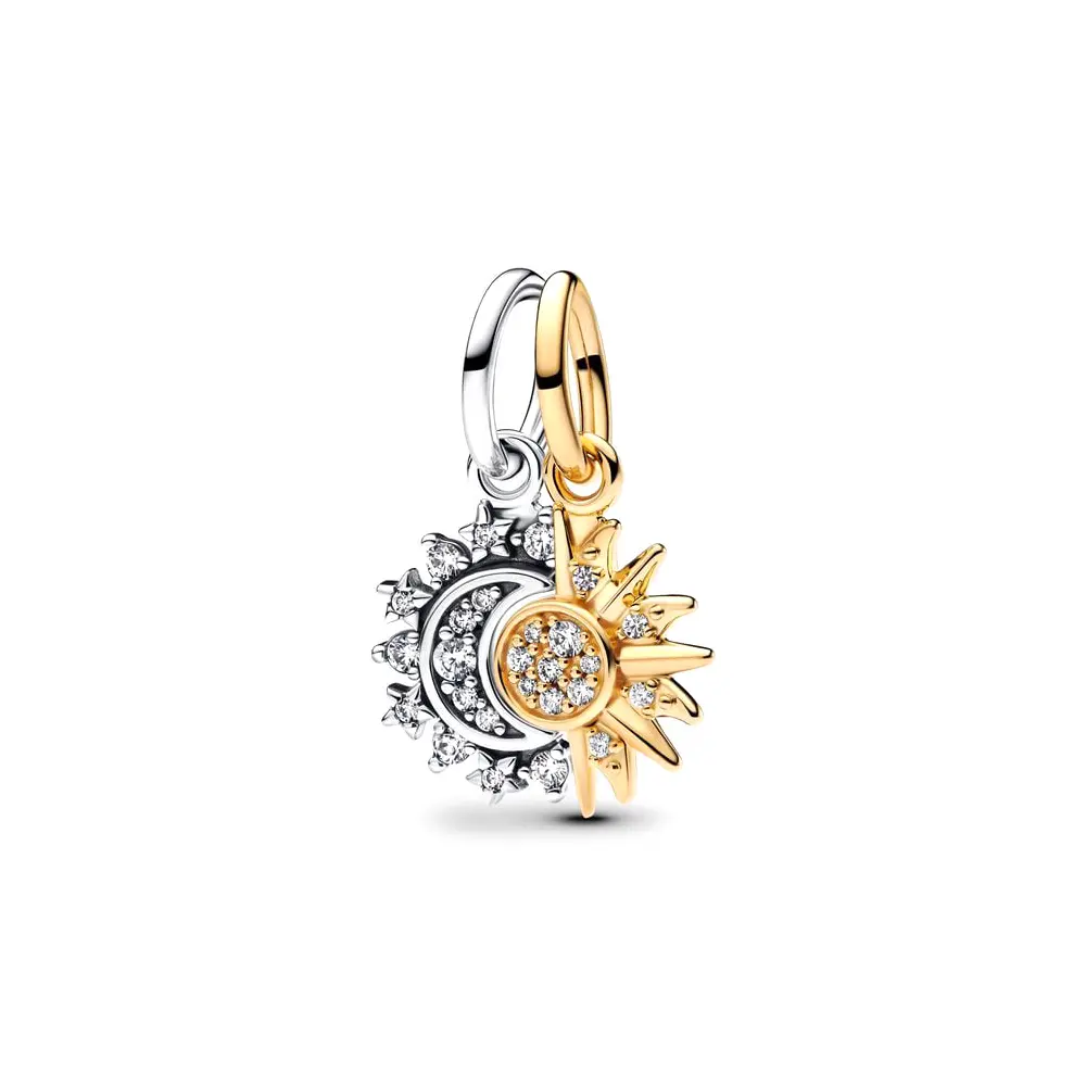 Splittable Sun & Moon Charm,Jewelry Accessories,Bracelet Pendant Gemstone Decorated Baseball Accessories Splittable Sun & Moon Charm,Jewelry Accessories,Bracelet Pendant Gemstone Decorated Baseball Accessories