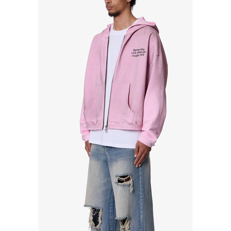Santee Alley Zip Up Hoodie - Pink