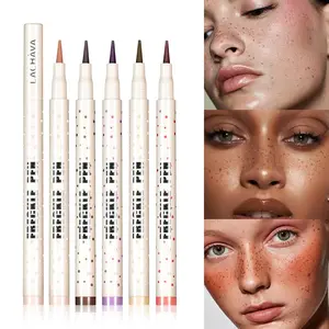 Realistic Freckle Pen, Easy Color Application Natural Look, Waterproof Quick-Dry Freckle Pen, Eye Liner Freckle Pen, Makeup