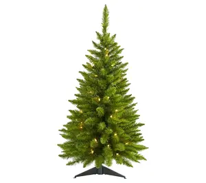 3' Pine Christmas Tree with 50 Lights by NearlyNatural