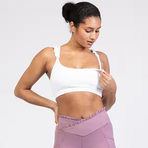 Medium Support Nursing Sport Bra (Blanc)